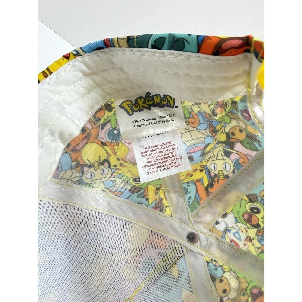 DIFUZED Pokémon All-Over Print Kids Boys Snapback Hat Multi-Color One Size